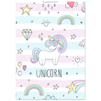 Poster motivazionale per bambini con scritta positiva e colori delicati