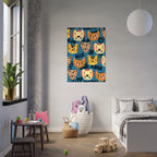 Poster illustrati per cameretta bambini con animali e personaggi colorati