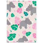 Poster illustrati per cameretta bambini con animali e personaggi colorati